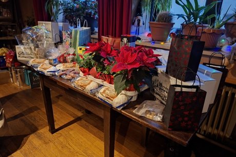 Ein kleiner Teil der Pr&auml;sente f&uuml;r die Tombola