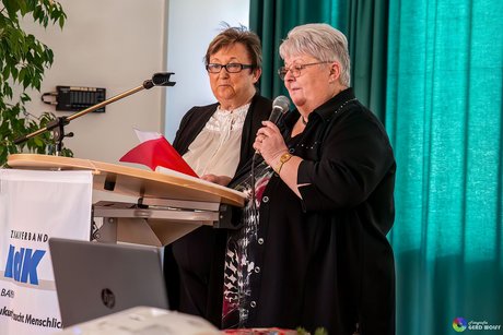 Frau Hillebrand und Frau Domin