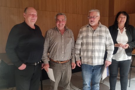 Verleihung der Jubil&auml;umsurkunden