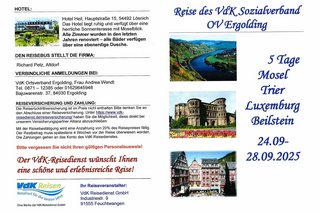 Reise des VdK OV Ergolding