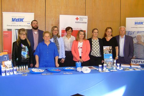 Kreisgesch&auml;ftsstellen-Team mit stv. Kreisvorsitzenden Walter Hartmann