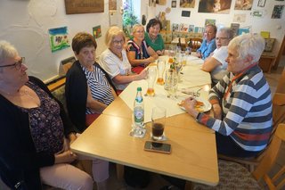 Mittagessen im Erlebnisbauernhof Stierhof in Dornheim