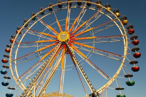 Riesenrad auf der Dult