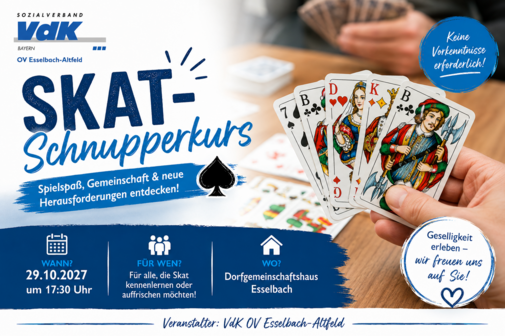 Themenbild "Skat Schnupperkurs"