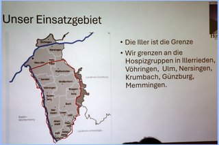 Einsatzgebiet der Ambulanten Hospizgruppe Illertissen