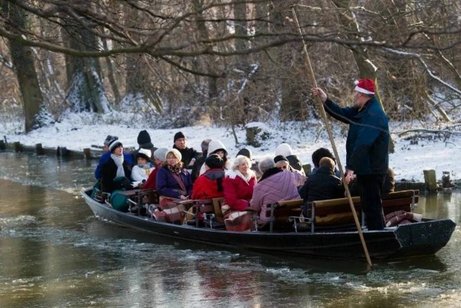 Winterliche Kahnfahrt im Spreewald Spreewald