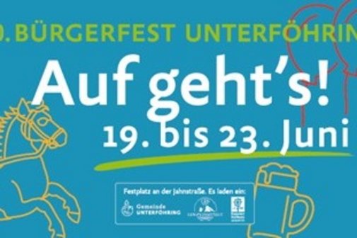 Plakat zum B&uuml;rgerfest 2026