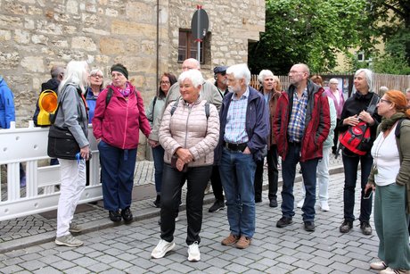 Einige Teilnehmer bei der Stadtf&uuml;hrung