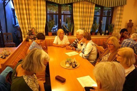 Abendeinkehr beim Winzerhof Engel in Ipsheim