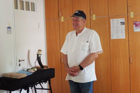 Noch-Vorstandsvorsitzender Reiner Berthold bei der Verabschiedung Noch-Vorstandsvorsitzender Reiner Berthold bei der Verabschiedung