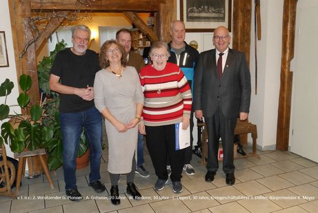 Ehrungen f&uuml;r langj&auml;hrige VdK-Mitglieder