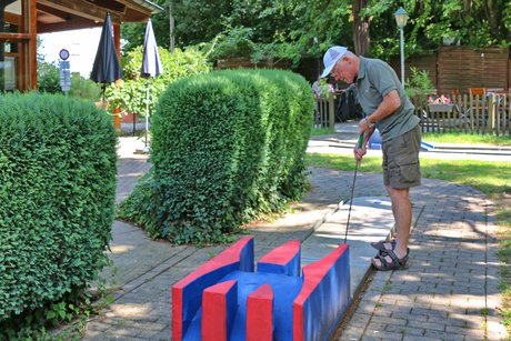 Minigolfen: Gar nicht so leicht!