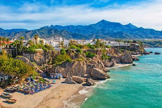 Stand in Nerja an der Costa del Sol