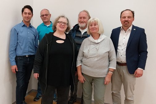 Die neu gew&auml;hlte Vorstandschaft