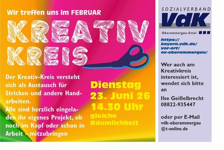 Kreativ-Kreis im Juni