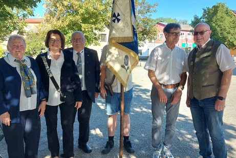 VdK-Teilnehmer an der Fronleichnamsprozession in Pocking