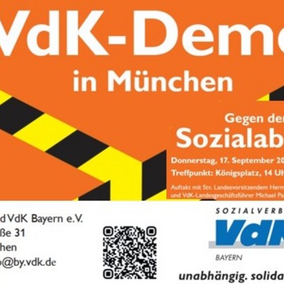 VdK Demo - M&uuml;nchen - K&ouml;nigsplatz - 17.09. - 14&deg;&deg;