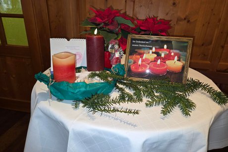 Gedenken an die Verstorbenen