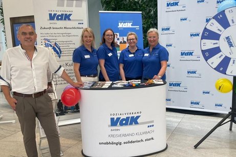 Aktionstag 2026 - Klinikum Kulmbach VdK-Team der Kreisgeschäftsstelle im Foyer des Klinikums Kulmbach