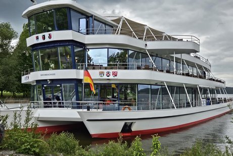 Schifffahrt auf dem Brombachsee
