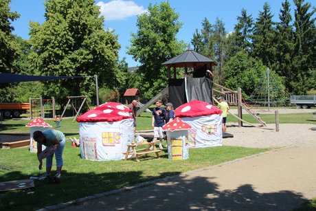 Dorfhelden Bild von der Dorfheldentour 2026 in Esselbach