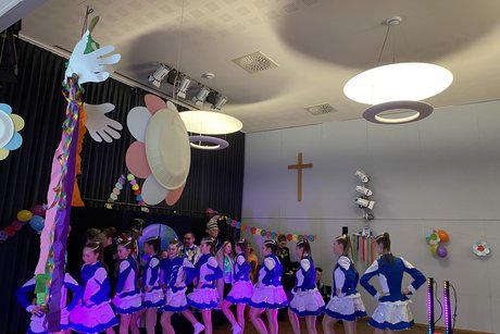 Einlauf der Kindergarde