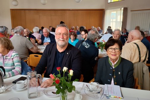 1. B&uuml;rgermeister Dr. Alexander Greulich und 3. B&uuml;rgermeisterin Luise Stangl aus Ismaning