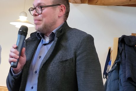 Grußworte auch vom Bürgervereinsvorsitzenden und Stadtrat Max Ammon