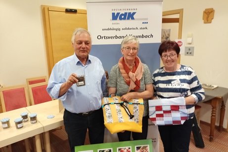 Die Referenten Ernst Lehle, Eva Forke, und Frauenbeauftragte Heidi Heberle (von Links) Die Referenten Ernst Lehle, Eva Forke, und Frauenbeauftragte Heidi Heberle (von Links)