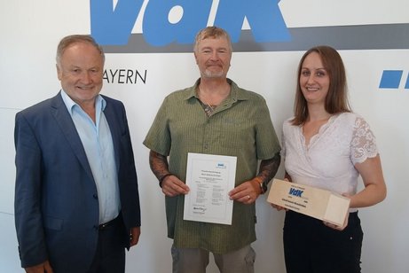 Von links: Wilhelm Wagenpfeil, Andreas Lindinger, Andrea Knott