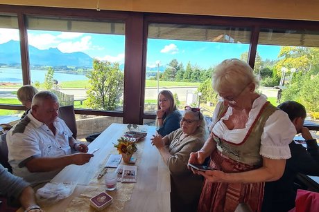 Leckeres Essen mit herrlichen Ausblick in Hopfen am See Es war für jeden etwas dabei