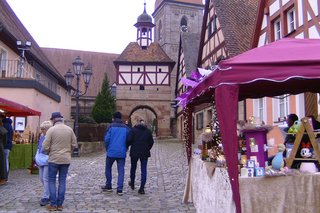 Verkaufsstand am Marktplatz