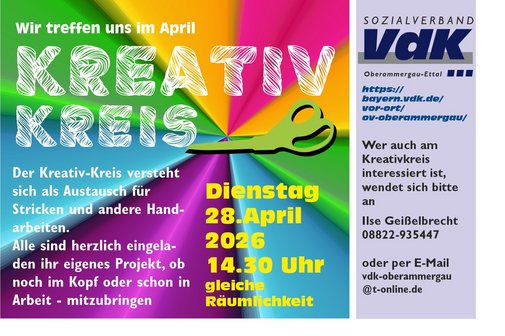 Kreativ-Kreis im April