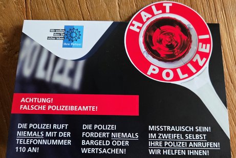 Achtung falsche Polizeibeamte
