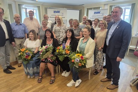 Foto (Miriam Kufner) Yvonne Knobloch, Andreas Kroner, Martin Behringer, Franz Herrmann, Ingrid Kufner, Dr. Ronny Raith, Marian Indlekofer, Helmut Plenk