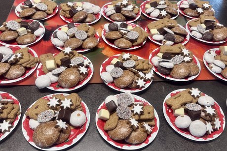 Die Weihnachtsteller sind gerichtet