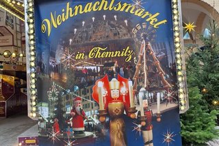 Impressionen der Fahrt zum Weihnachtsmarkt Chemnitz