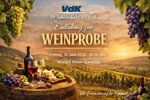 Bild f&uuml;r die Einladung zur Weinprobe