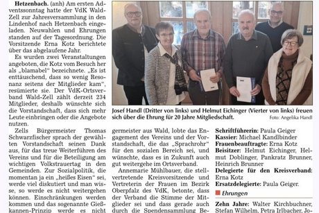 Zeitungsartikel
