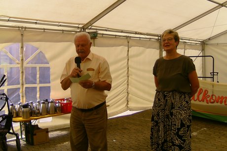 Begr&uuml;&szlig;ung VdK Ortsvorsitzender Walter Hartmann