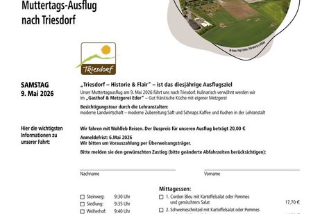 Details und Anmeldebogen