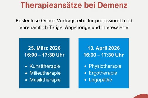 Einladung kostenlose Online-Vortragsreihe