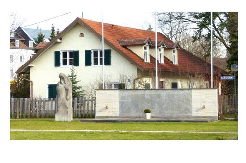 Auf dem Foto ist das Hackl-Haus zu sehen !