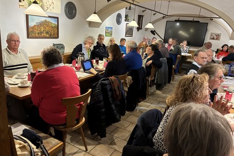 im Dorfkeller des &bdquo;Goldenen Lamm&ldquo;