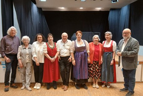 Gruppe der Helfer des Festes