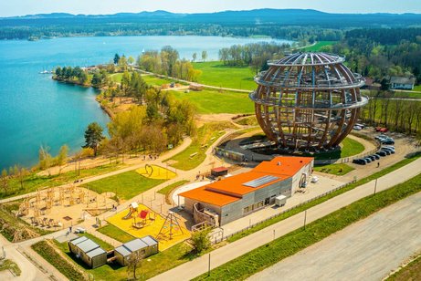 Bild von der Erlebnisholzkugel