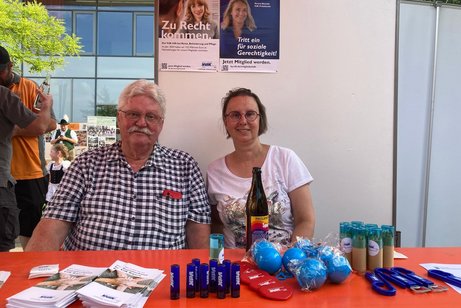 Stand des VdK-OV Kolbermoor beim Neub&uuml;rgerempfang