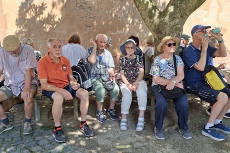 Trinkpause bei der Altstadtf&uuml;hrung