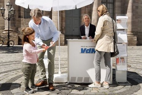 VdK - Infostand im Einkaufspark VdK - Infostand im Einkaufspark