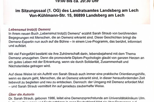 Plakat Konzert-Lesung